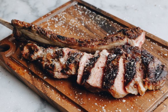 Tomahawk steak at Buenos Aires-inspired Asado.