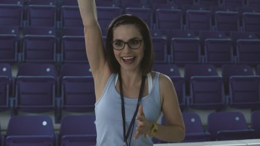 Charlotte Riley plays a sync-swim champion in Swimming with Men.