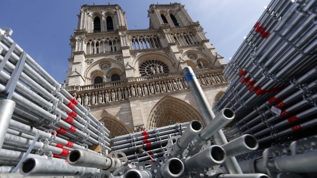Notre-Dame cathedral is still undergoing repairs more than three years after a major fire.