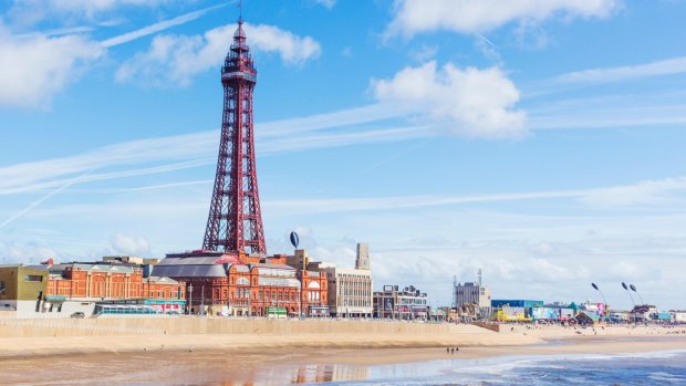 The Blackpool Tower, opened in 1894, was inspired by the Eiffel Tower in Paris. It stands at  158 metres.