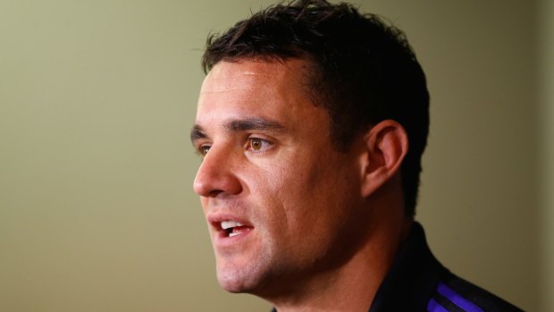 Heading off after World Cup: All Blacks five-eighth Dan Carter.