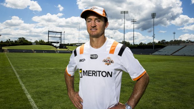 Ready for anything: West Tigers coach Jason Taylor is looking forward to clashing with Parramatta.