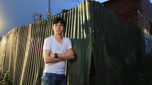 Student Luke Zhang has lost thousands to fraudulent education agents.