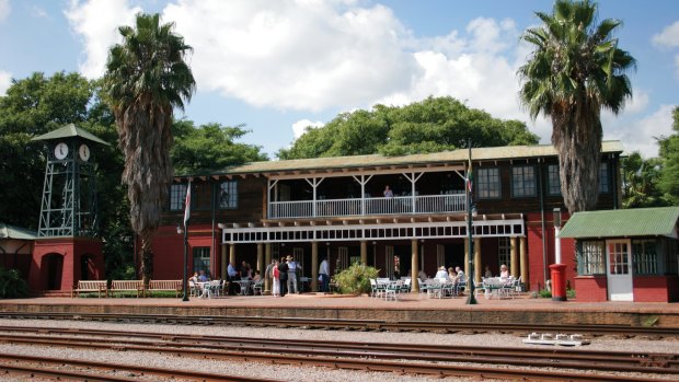 The elegant, privately owned railway station sets the tone for the three-day, two-night, 1600-kilometre trip.