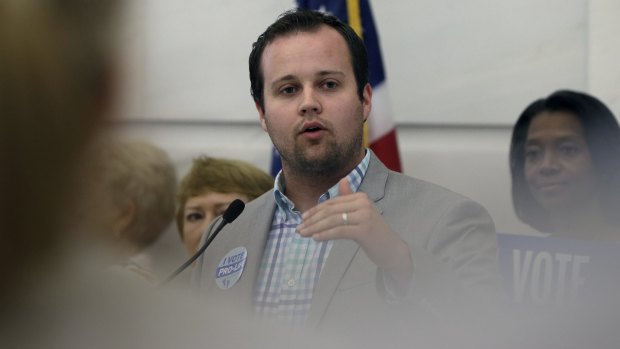 Caught in the act ... Josh Duggar admitted using Ashley Madison, but with someone else's picture.