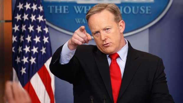 White House press secretary Sean Spicer has ordered staff to submit to random phone checks.