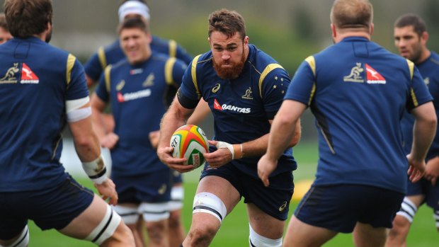 Former Wallabies captain James Horwill has earned just his second start in nine Tests.