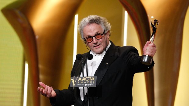 George Miller, here winning the AACTA Award for Best Direction, has been nominated for a Directors Guild Award for <i>Mad Max: Fury Road</i>.