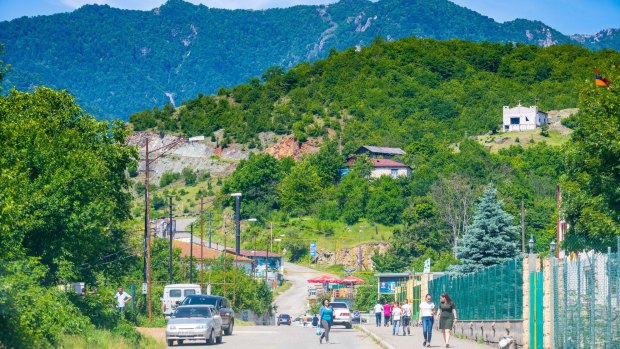 Vank Village in Nagorno-Karabakh region, where green reigned supreme.