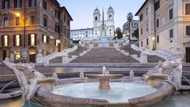Stroll down the Spanish Steps and you're in the heart of the city's shopping district.