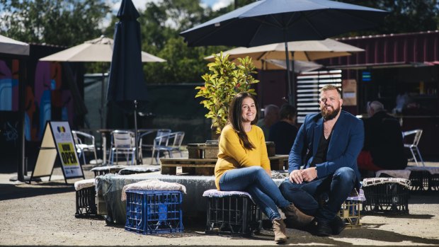 Ashleigh Gleeson and Craig Ebeling will launch the Westside Village Markets on April 10.