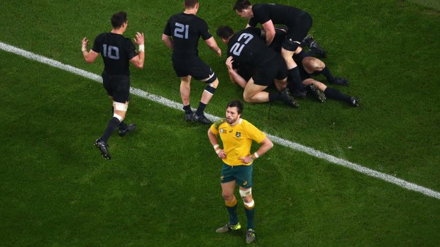 Dejected:  Adam Ashley-Cooper said losing a World Cup final is not the way he wants to go out. 