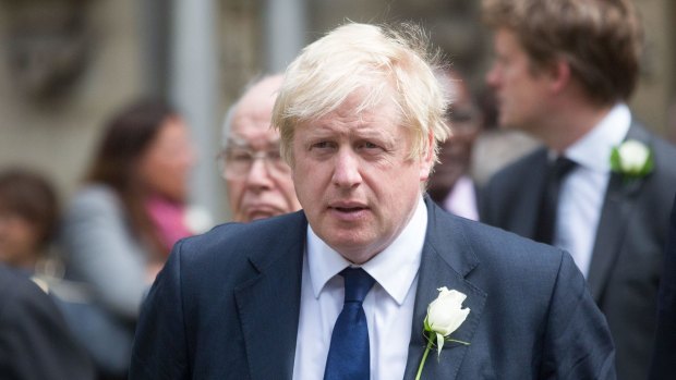 British MP Boris Johnson, voice of the 'Leave' campaign. 