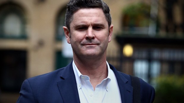 Former New Zealand cricketer Chris Cairns arrives at Southwark Crown Court on Tuesday.