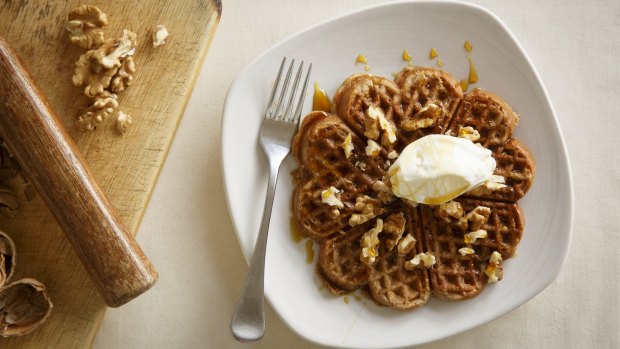Frank Camorra counts these fragrant pain e spice waffles among his best breakfast experiments.