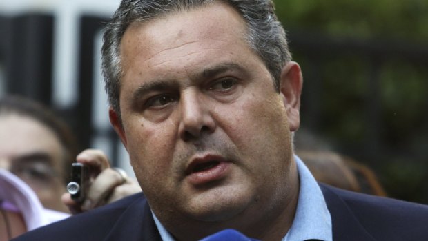 Independent Greeks leader Panos Kammenos  has indicated he will not tear up election pledges regarding his party's role as junior coalition partner.