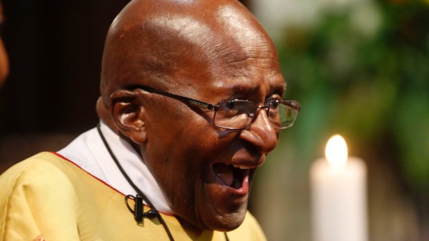 Archbishop Desmond Tutu, pictured on his 85th birthday.