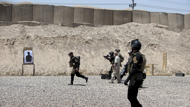 The Iraqi Counter Terrorism Service Academy at the Baghdad Airport Complex.