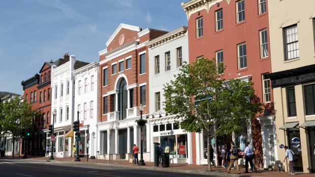 The historic Georgetown neighbourhood.