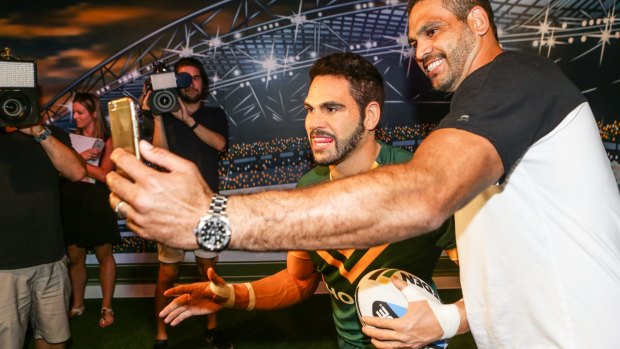 Picture this: South Sydney captain Greg Inglis' wax figure was unveiled at Madame Tussauds in Sydney on Tuesday. 
