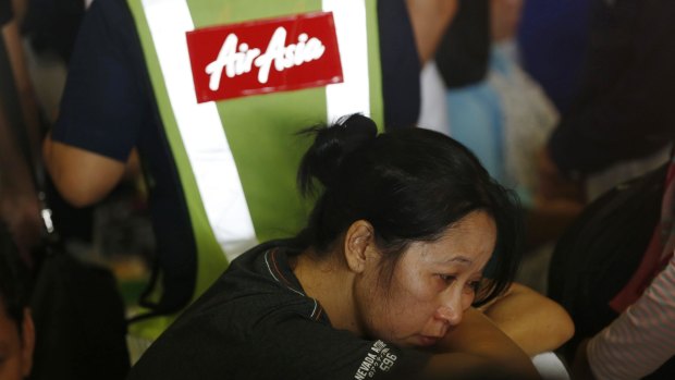 Shares in AirAsia slumped more than 8 per cent in Kuala Lumpur on Monday following the loss of Flight QZ8501.