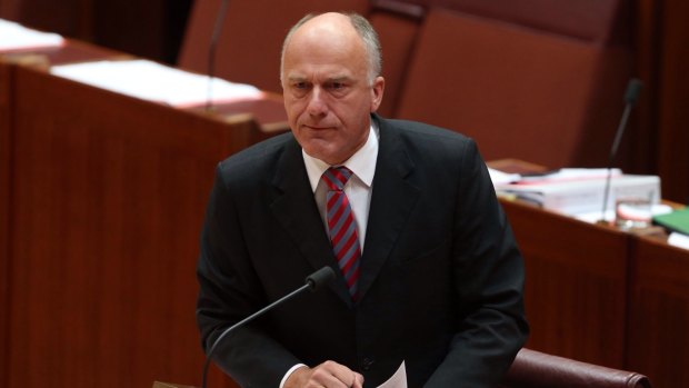 Employment Minister Eric Abetz declined to answer questions about the new compo arrangements for federal politicians.