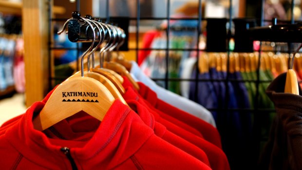 Kathmandu's Australian same-store sales growth was the strongest of the group at 6.5 per cent.