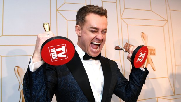 Grant Denyer won the Gold Logie for Most Popular Personality on Australian TV.
