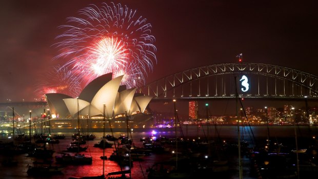 More than one million people packed the foreshores for the best views of the fireworks displays. 