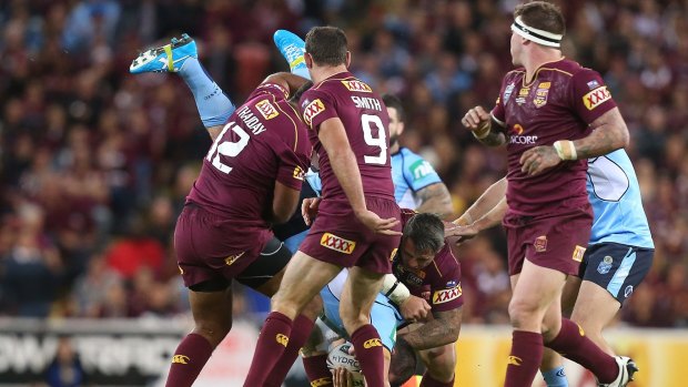 Going through the motions: Playing the dead-rubber third Origin match exposes the players to injury for no tangible reward.