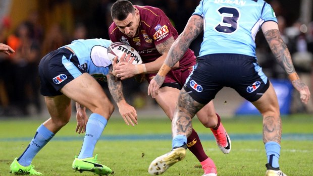 Switch: Darius Boyd could move to a wing if Billy Slater is chosen for Origin II.