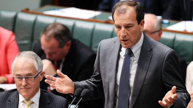 Mal Brough under fire in the House of Representatives over the raid. 