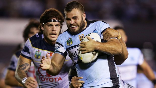 Popular selection: Cronulla's Wade Graham has all the attributes to be an Origin success ... if he gets to play.