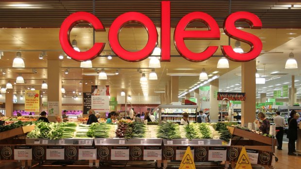 Coles' earnings are expected to fall sharply in the current half before sales and profits start to recover in the June half.
