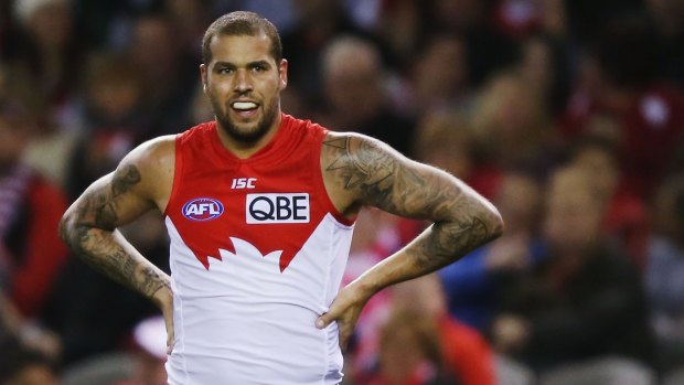 Taking a break: Swans superstar Lance Franklin will not play again in 2015. 