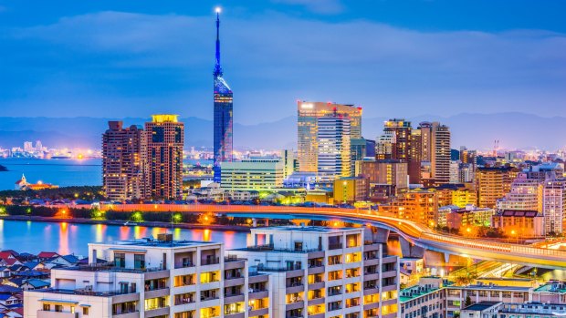 For sky-high views of Fukoka and its nearby beaches, islands and mountains, take the high-speed elevator up to the observation deck of the 234-metre Fukuoka Tower, the tallest seaside tower in Japan.