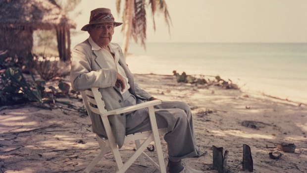 T.S. Eliot in the Bahamas in 1957. Even in his later years, he recalled with pained awkwardness a crucial meeting decades earlier with Emily Hale.