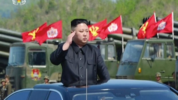 "Flagrant menace": North Korean leader Kim Jong-un