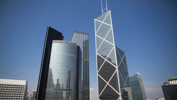 Hong Kong's central business district: The other Goldman, incorporated only last month, is based away from the glimmering skyscrapers in a gritty suburb on the other side of the harbour.