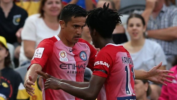 Dip in form: Tim Cahill and Melbourne City have faltered in the past few weeks.