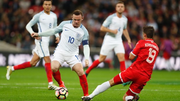 Criticism: Wayne Rooney pilloried by the Wembley faithful.