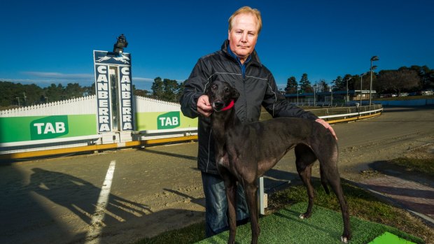 Canberra Greyhound Racing Club Chairman Alan Tutt. 