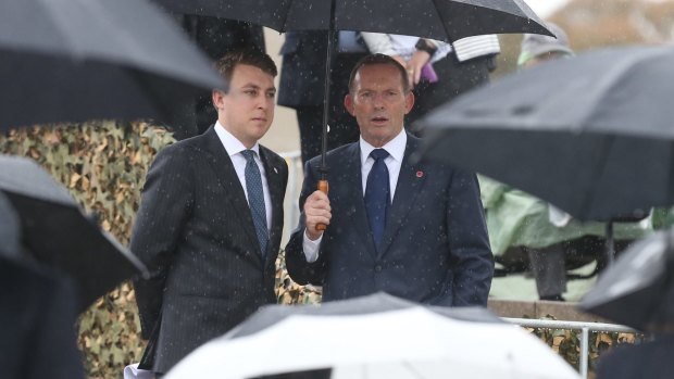Former prime minister Tony Abbott also attended the ceremony.