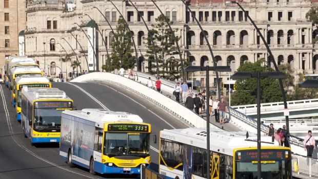 One of the proposals involved increasing the capacity for buses on Victoria Bridge