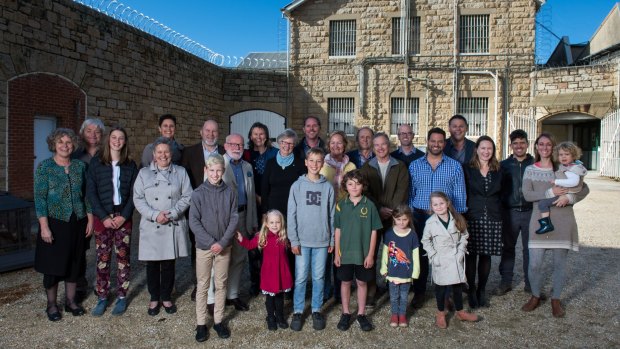 Some of the community investors in the Old Beechworth Gaol.