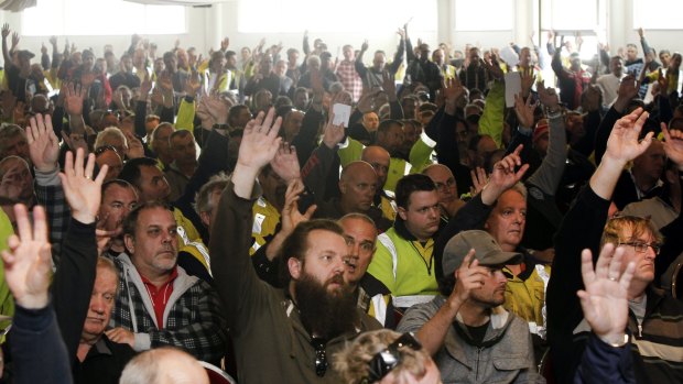 BlueScope workers voted in favour of pay cuts and job losses on Thursday, but it may not save the Port Kembla steel works.