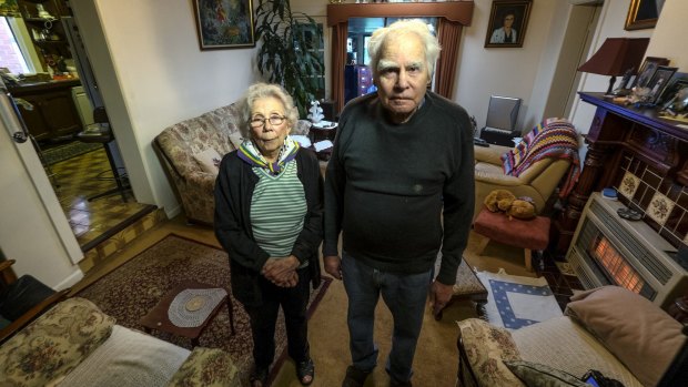 Nadege Morel and her husband Davis are preparing to move house after their home of more than half a century was acquired by the previous government for the East West Link.