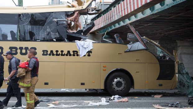 The driver of a bus that crashed into the Montague Street bridge is facing charges.
