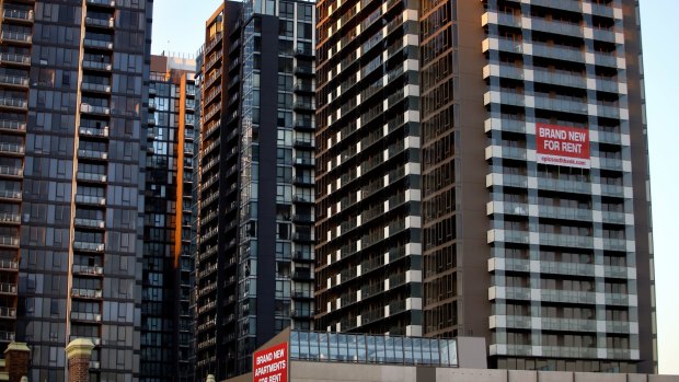 Up to one-fifth of Melbourne's apartments are estimated to be empty, and nearly 90,000 in Sydney.