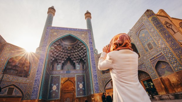 Shah Mosque on Naghshe Jahan Square, Esfahan.